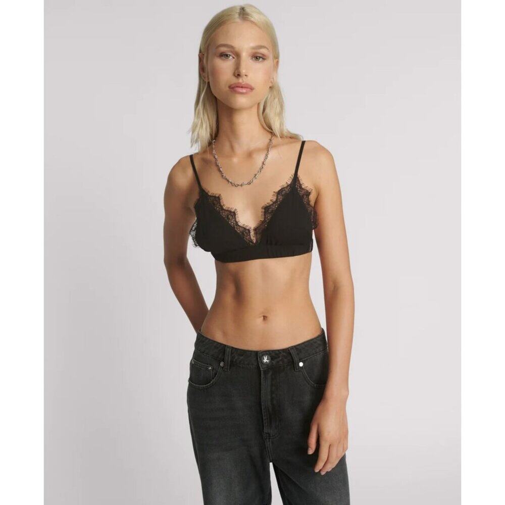 One Teaspoon Black Fox Bodice Bra Top Size XL AB New with Tags